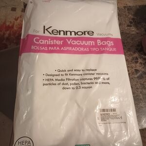 Kenmore Canister Vacuum Bags - White